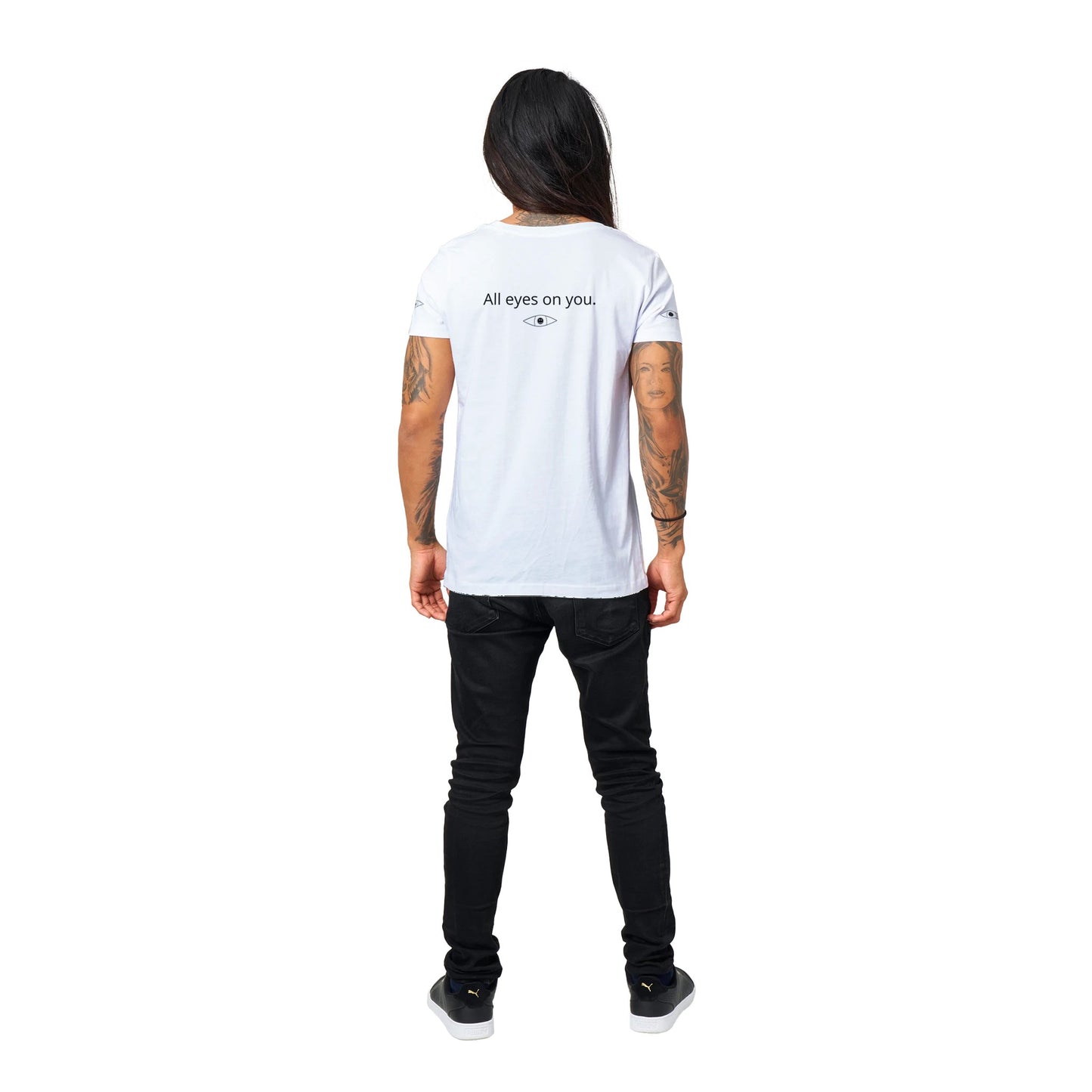 EyE's T-shirt (White top / Black eye)