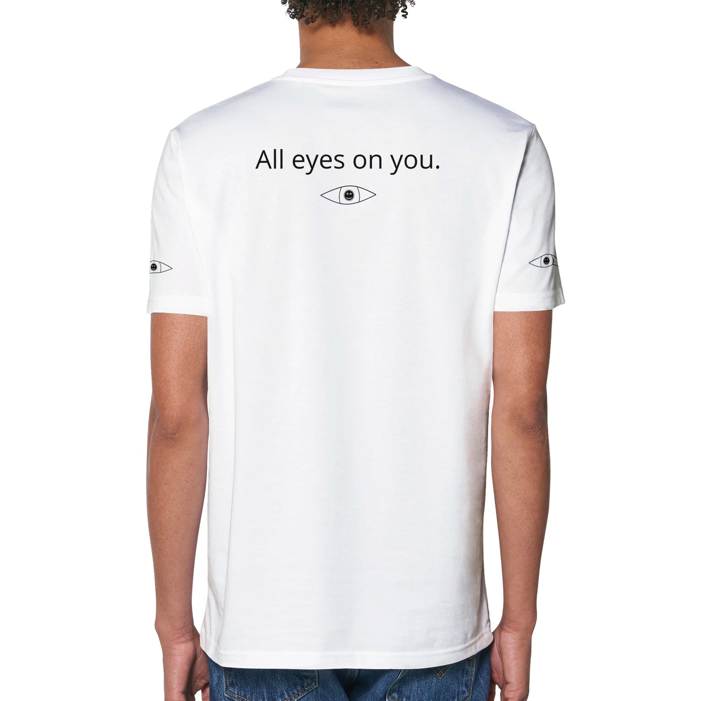 EyE's T-shirt (White top / Black eye)