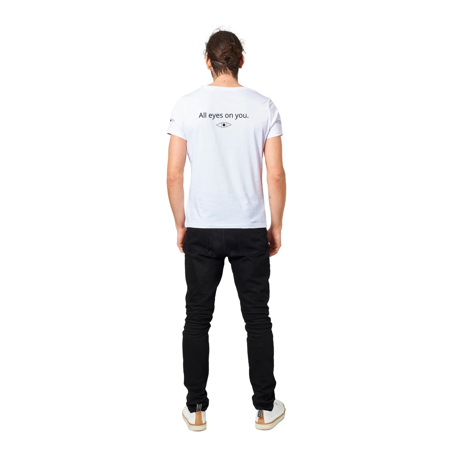 EyE's T-shirt  (White top / Black eye)
