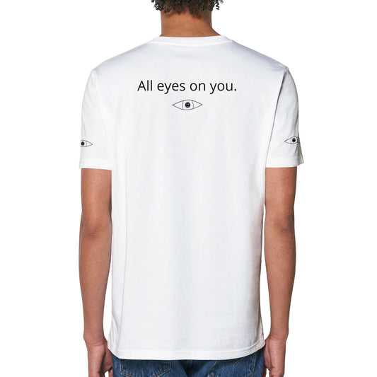EyE's T-shirt  (White top / Black eye)